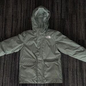 The North Face Kids Green Raincoat